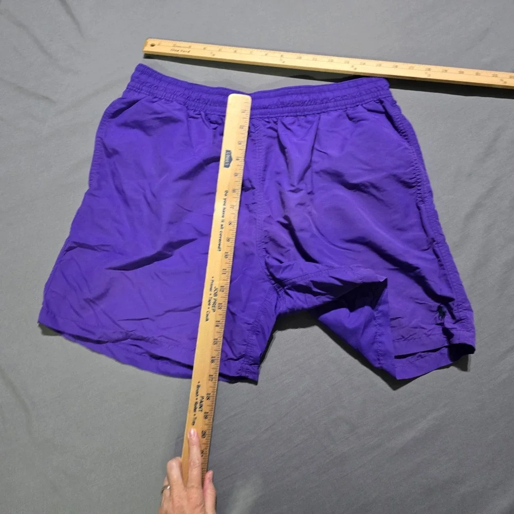 Polo Ralph Lauren Swim Trunks Mens XXL Purple Nylon Shorts